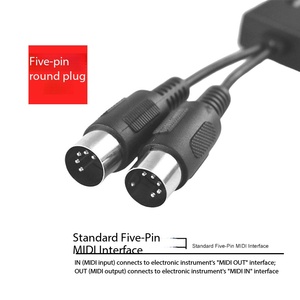 Electronic Piano Guitar Keyboard Drum Musical Instruments Wireless for 5-Pin USB MIDI Adapter 1 Channel <strong>MTB</strong>-22Pro - Product Image 3