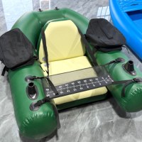 Bateau de pêche gonflable flottant, en PVC laminé 0,7 mm, tissu maillé léger, pour rivières, lacs, surf, plongée