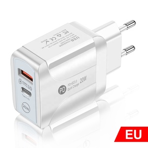 Chargeur <span class=keywords><strong>USB</strong></span> 20W PD Type <span class=keywords><strong>C</strong></span>, US/EU/UK, <span class=keywords><strong>bloc</strong></span> de charge rapide, adaptateur mural, Compatible avec <span class=keywords><strong>iPhone</strong></span> 12 Mini 12 Pro - Product Image 3