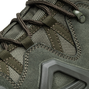 Chaussures de sécurité à orteils, bottes de sécurité de travail en acier Composite personnalisé pour hommes en cuir unisexe OEM personnalisé ISO - Product Image 3