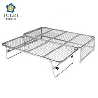 Canapé-lit pliant en métal de style moderne avec capacité de charge de plus de 300 kg, 4 roulettes de sécurité avec frein, montage facile, taille et couleur personnalisables