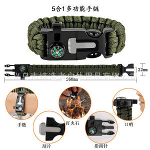 Kit de Herramientas de Supervivencia de Lujo de 15 Piezas, Metálico, Compacto, para Emergencias al Aire Libre, Rescate, Camping, Senderismo, Montañismo, Equipo EDC - Product Image 3