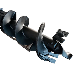 Outils de forage de fondations pour la construction, tarière de forage de roche, tarière à vis droite - Product Image 1