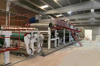 Machine complète de fabrication de papier kraft en rouleaux jumbo pour carton et papier cannelé