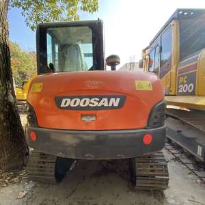 Mini-excavatrice Doosan DH60-7 d'occasion de 6 tonnes, fabriquée en Corée, bien entretenue, prix bas, faible nombre d'heures, mini-pelle Doosan DH60-7 en stock - Product Image 4