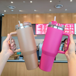 Stainless Steel Tumbler 1200ml Double Wall Vacuum Insulated With Handle For Travel And Outdoor Use - Product Image 2