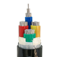 Volle Größe 0,6/1KV 2 3 4 5-adrig 70 mm2 95 mm2 Gepanzertes Aluminium kabel mit verdrilltem Stahlband