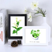 Cadre photo en MDF, 2x3, 4x6, 5x7 pouces, petite taille, décoration de maison personnalisée, pour table et mur