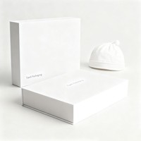 Boîtes cadeaux personnalisées de luxe pour bébé, impression numérique, boîte de fête prénatale, boîtes cadeaux magnétiques pour nouveau-né, ensemble de boîtes cadeaux pour bébé