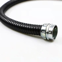 Conducteur flexible en acier inoxydable 304, type manchon métallique, raccord à vis, connecteur résistant à la corrosion