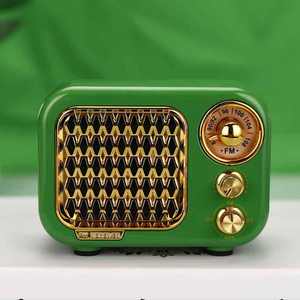 Mini radio-récepteur rétro R928, nouveau cadeau créatif, mignon et portable, petit haut-parleur avec lecteur de carte. - Product Image 5