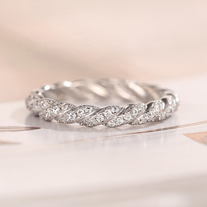 Anello con Design a Catena Intrecciata, Anello Vintage da Donna - Product Image 3