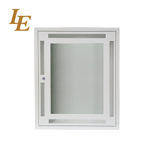 Gabinete de Pared SOHO ONU/ONT de Alta Calidad de 19 Pulgadas 12U 600x150mm 600x300mm con Puerta Frontal de Vidrio Templado Sin Empotrar - Product Image 3