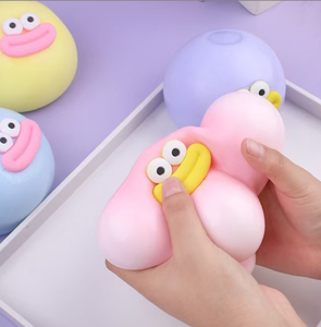 Balle anti-stress extensible amusante de 10 cm, jouet sensoriel pour la relaxation et la concentration, cadeau pour enfants et adultes, garçons et filles - Product Image 3