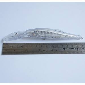 เหยื่อปลอมแบบ DIY ยังไม่ได้ลงสี - เหยื่อแข็งดำน้ำลึก 160 มม. เหยื่อตก<span class=keywords><strong>ปลา</strong></span>พลาสติก ABS แบบเปล่าสำหรับลงสีเอง น้ำเค็ม/น้ำจืด - Product Image 2