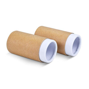 Emballage personnalisé en tube de papier kraft pour thé en vrac, café en grains de qualité alimentaire, mélange de thé écologique en carton cylindrique - Product Image 6