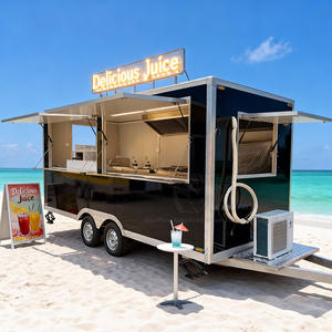 Remolque Comercial Móvil para Comida, Pequeño, para Shawarma, Bebidas, Helados, Dulces, Snacks, Camión de Comida al Aire Libre, Venta de Comida Callejera en EE. UU. - Product Image 1