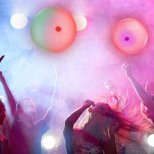 LED Leuchten Farbwechsel Wasserdicht Aufblasbarer Wasserball <span class=keywords><strong>30</strong></span> Zoll Für Strand-und Pool partys Sommer wasserspiel zeug - Product Image 3
