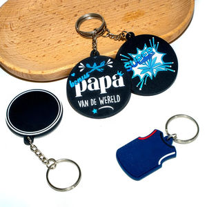 Llaveros Promocionales de PVC al por Mayor, Llaveros de Metal, Goma, Tela Luminosa, LED, Llaveros Transparentes para Zapatos, Accesorios - Product Image 2