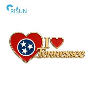 Aimant de réfrigérateur personnalisé, souvenir, carte de l'État du <span class=keywords><strong>Tennessee</strong></span>, drapeau américain, épingle à revers, badge, broche, épingle en émail personnalisée du <span class=keywords><strong>Tennessee</strong></span> - Product Image 5