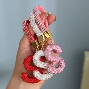 Nouvelle Collection 2025 : Porte-clés Lettre Anglaise DIY en Cristal Coloré, Strass Diamant Complet, pour Voiture et Jouet - Product Image 5