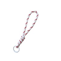 Bunter Polyester-Nylon-Knotenseil-Taschenanhänger, handgefertigter gewebter Anhänger, DIY-Schmuckherstellung, Schlüsselanhänger, Handyband, Ins-Taschen-Accessoire