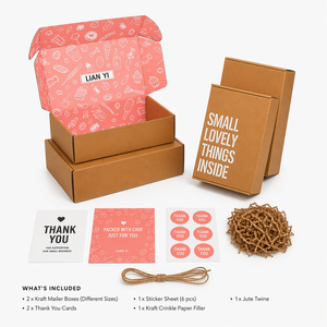 Caja de Envío Corrugada con Cierre Automático, para Suscripciones de Comercio Electrónico, Ropa, Libros, Impresión Personalizada de Fábrica - Product Image 2