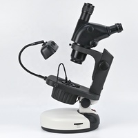 ASZ-ZT9B Black Trinocular Jewelry Gemological Dark Field Microscope for the Examination of Diamonds and Gemstones Analysis