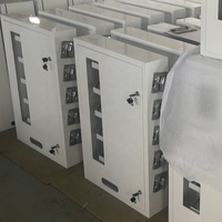 Distributeur automatique de mouchoirs, serviettes hygiéniques, tampons ou lingettes humides en métal à 4 colonnes (TR644)