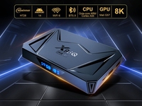 Vente en gros d'usine X96 Q Pro Plus Android 14 Smart TV Box 4K UHD H.265 WiFi double bande Lecteur multimédia en streaming