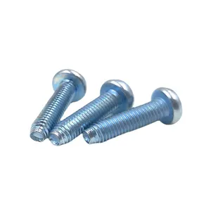 China Supplier High Strength Machine M6 M5 M4 M3 M2 Cross Slot Pan Round Head Triangular Self Tapping Screw