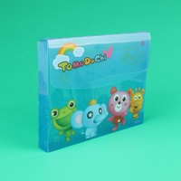 Boîtes pliantes personnalisées en plastique PS/PP/PET pour jouets, emballages de papeterie et usage domestique, avec logo et forme sur mesure