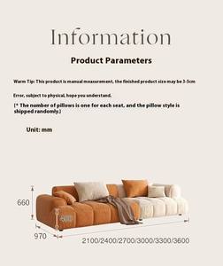 أريكة قطيفة فاخرة بتصميم حديث على الطراز الأوروبي قابلة للتحويل بثلاثة مقاعد للشقة والرمي المخملي - Product Image 2