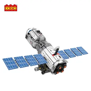 COGO 8 in 1 Space Set 778 PCS Hot Sell Montage Kunststoff Großhandel 3D Satelliten Baustein Spielzeug für Kinder