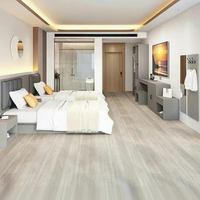 Usine directe hôtel de luxe moderne chambre ensemble de meubles en bois massif 5 étoiles hôtel standard cadre de lit panneau têt