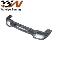 Diffuseur de pare-chocs arrière en fibre de carbone, nouveau style, haute qualité, compatible avec Mercedes Benz AMG GT GTS C190 2014-2021