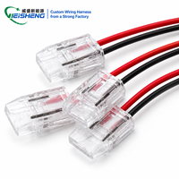 Connecteur de bande LED sans soudure 2P 3P 4P COB RGB Boucle en cristal 5mm 8mm 10mm