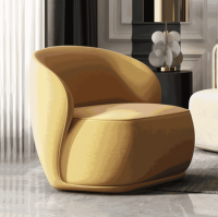 Fauteuil de salon confortable et doux pour la peau, de haute qualité, style nordique moderne, chaise pingouin, mobilier en tissu velours, chaise de loisirs solide
