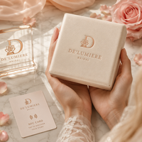 Conjunto de Joyería de Lujo para Bodas, Caja Magnética de Terciopelo con Perlas, Exhibidor Acrílico, Bolsa para Tarjetas NFC, Regalo Nupcial Personalizado