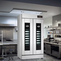 Chambre de Fermentation Électrique et à Gaz Commerciale pour Pain, Four de Fermentation Haute Productivité, Capacité 65kg, Nouveau Modèle 2020
