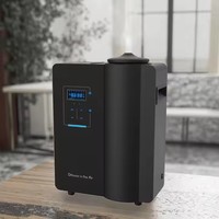 Diffuseur d'aromathérapie électrique sans eau en métal 500 ml, installation sur table, pour maison et hôtel, prise UK, contrôlé par application, garantie 1 an, essentiel
