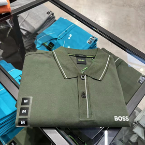 Nouveau <span class=keywords><strong>polo</strong></span> et t-shirt de sport pour homme en coton lourd, vêtements polyvalents décontractés et professionnels de haute qualité - Product Image 1