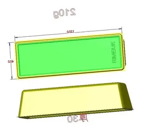 Gold Bar <strong>Metal</strong> Crafts for Ornaments Office Home <strong>Decoration</strong> <strong>Items</strong> - Product Image 3