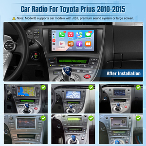 Nueva Unidad Principal de Radio para Auto de 2 Din para Toyota Prius 2010-2015, Sistema Multimedia Android con Navegación, Estéreo, Reproductor de Auto con 5g-wifi, Compatible con <span class=keywords><strong>JBL</strong></span> - Product Image 2
