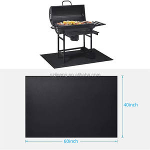 60*40 pouces barbecue grill extérieur pelouse feu de camp tapis poulet Barbecue gril foyer extérieur poêle couverture ignifuge tapis - Product Image 1