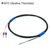 100K B3950 Sonde câble fine en époxy étanche résistante à l’huile à deux fils pour HVAC capteur de température NTC