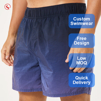 Shorts de bain personnalisés pour hommes, à la mode, avec cordon de serrage, séchage rapide, respirants, pour la plage et le surf