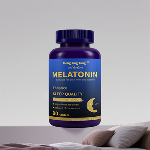 Capsules de mélatonine naturelle au goût de lait pour adultes, pour lutter contre les troubles du sommeil et les troubles du rythme circadien - Product Image 3