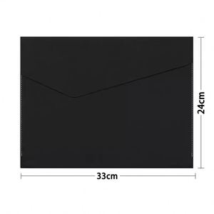 Factory Custom <b>A4</b> Vertical Storage Bag Business Office Pu Leather Waterproof Contract <b>Document</b> File <b>Folder</b> - Product Image 5