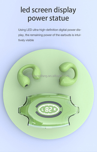 Tai-Clip Bone Conduction Âm Thanh Stereo TWS Tai Nghe Không Dây Hiển Thị Kỹ Thuật Số Tuổi thọ Pin Dài Không Thấm Nước Điều Khiển Cảm Ứng Earbuds - Product Image 5